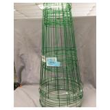 10 Green Wire Tomato Cages