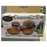 Gotham Steel Diamond 10 pc. Non-Stick Aluminum Coo