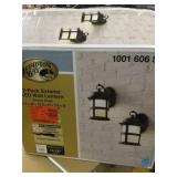 2 LED Exterior Wall Lanterns