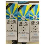 12 Bottles of Bare Republic Mineral SPF 30 Face Lo