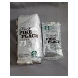 Pikes Place Decaf Coffee Single Use Bags and 1 LBS