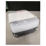 Lot of 30-3 Compartment Meal Prep Containers