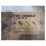 Set of 5 Shop Smiths Lathe Knives