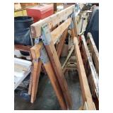 Pair of Wooden Saw Horses