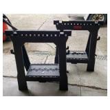 Plastic Folding Saw Horses