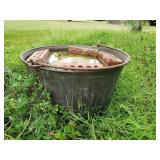 Cast Iron Kettle Flower Pot