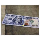 70" Long $100 Bill Rug