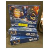 Three Space Planet 500 pc. Puzzle Sets