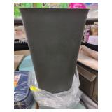 LA JLIE MUSE BLACK PLANTER 2.5 FOOT TALL 13IN WIDE