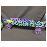 SKATEBOARD WITH LIGHT UP WHEELS
