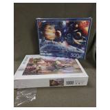 SET OF 2 JIGSAW PUZZLES