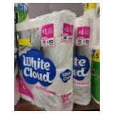 PAIR OF WHITE CLOUD BATH TISSUE 12 ROLLS EACH