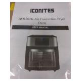 ICONITES AIR CONVECTION FRYER OVEN MODEL NO. AO120