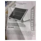SOLAR BATTERY CHARGER & MAINTAINER MODEL NO. BC-50