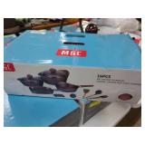 MGC COOKWARE CONTEMPORARY 16PCS GOLD ALUMINUM GRAN