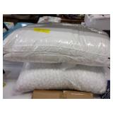 LOT OF PILLOWS 2-SOFT-TEX 1-QUTOOL ADJUSTABLE SHRE