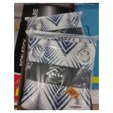 PAIR OF DIANA ARROW CURTAIN NAVY