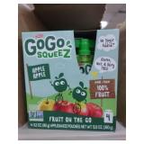 BOX OF GOGO SQUEEZ 12BOXES OF 4POUCHES IN EACH BOX