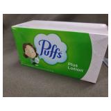 7 BOXES OF PUFFS LOTION TISSUES