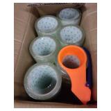 BOX OF KING TAC HEAVY DUTY PACKAGING TAPE 36 ROLLS