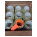 BOX OF KING TAC HEAVY DUTY PACKAGING TAPE 36 ROLLS