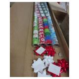 2 BOXES OF GIFT WRAP ENSEMBLE INCLUDES HEAVY DUTY