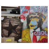 2 CANVAS HANGING HOME DECOR