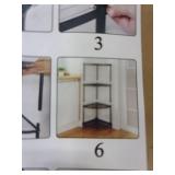 BLACK CORNER SHELVE