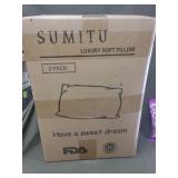 SUMITU LUXURY SOFT PILLOWS 2 PILLOWS PER BOX