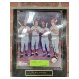 FRAMED PHOTOGRAPH OF CINCINNATI REDS TONY PEREZ,