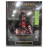 FRAMED MICHAEL JORDAN PHOTOGRAPH-CHICAGO BULLS