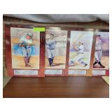 4 METAL LEGENDS OF THE GAME SIGN