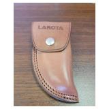 Lakota Lil Hawk lockback pocket knife with sheaf