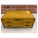 Sterling silver banded Mother of Pearl flatware