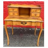 leather insert spinet desk