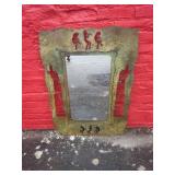 Metal Frame Kokopelli Wall Mirror
