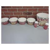 POPCORN BOWLS & SALT SHAKERS