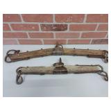 PAIR OF VINTAGE YOKES