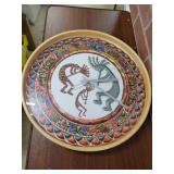 KOKOPELLI STYLE WALL CLOCK 16"