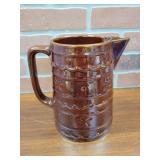 MAR CREST BROWN STONEWARE PITCHER