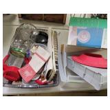 2 TOTES OF HOUSEHOLD ITEMS