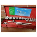 21 PIECE CHAMPION 3/4" DRIVE SOCKET WRENCH SET