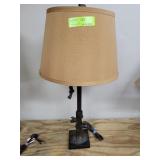 FIGURAL TREE TABLE LAMP WITH SHADE 32"