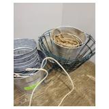BUCKETS, ROPES & HANGING PLANTERS