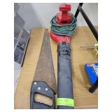 TORO ELECTRIC BLOWER & HANDSAW