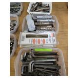 LOT OF ALLEN WRENCHES, SCREWS BITS & MORE