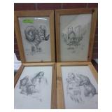 LOT OF MARY SELFRIDGE NATIVE AMERICAN AND ANIMAL