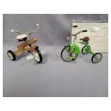 2 HALLMARK KIDDIE CAR CLASSICS-SIDEWALK CRUISERS