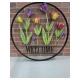 2-32" METAL WELCOME SIGNS