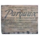 ADVERTISEING CRATE TRADE MARKED BY